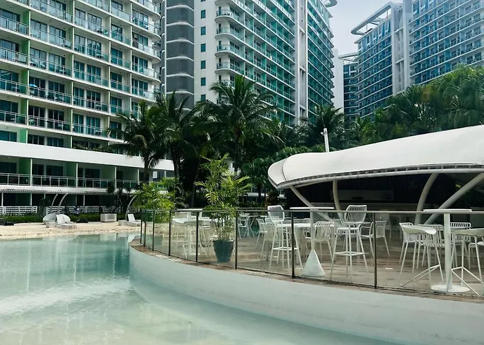 Appartement Azure Urban Residences, Condo, Airport, Wave-pool, Tropical Vibe Manille